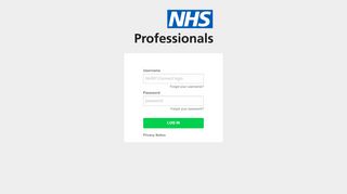 
                            7. NHSP: Connect login