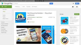 
                            1. NichtraucherHelden – Rauchen aufhören - Apps on Google Play