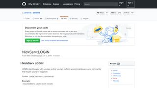 
                            6. NickServ:LOGIN · atheme/atheme Wiki · GitHub