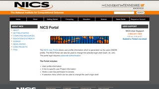 
                            5. NICS Portal | National Institute for Computational Sciences