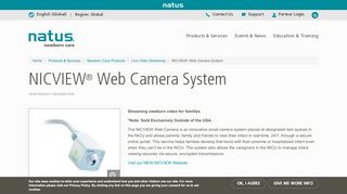 
                            4. NICVIEW Web Camera System | Natus Newborn Care