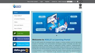 
                            1. NIELIT e-Learning portal