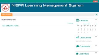 
                            7. NIEPA Learning Management System