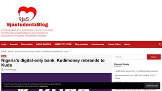 
                            7. Nigeria’s digital-only bank, Kudimoney rebrands to Kuda