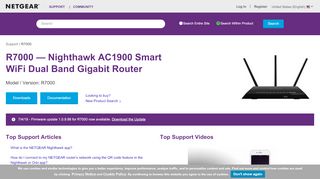 
                            8. Nighthawk R7000 | AC1900 Smart WiFi Router - netgear.com