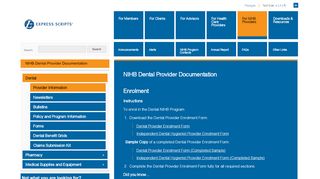 
                            8. NIHB Dental Provider Documentation | Express …