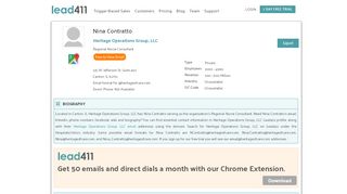 
                            5. Nina Contratto | Heritage Operations Group, LLC | Email ...