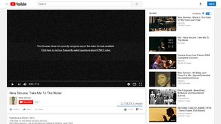 
                            9. Nina Simone: Take Me To The Water - YouTube