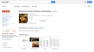 
                            7. Nineteenth-century Painters and Painting: A Dictionary