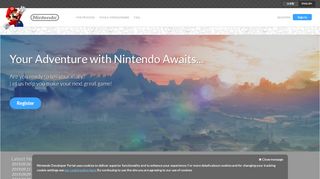 
                            9. Nintendo Developer Portal: Homepage