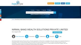 
                            7. NIRMAL BANG WEALTH SOLUTIONS PRIVATE LIMITED - …