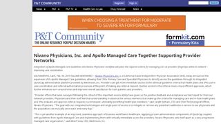 
                            6. Nivano Physicians, Inc. and Apollo Managed Care Together ...