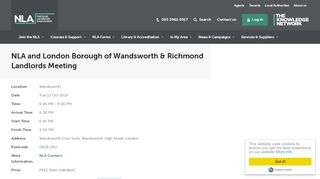 
                            4. NLA and London Borough of Wandsworth & Richmond Landlords ...