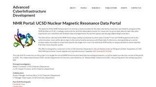 
                            3. NMR Portal: UCSD Nuclear Magnetic Resonance Data Portal ...