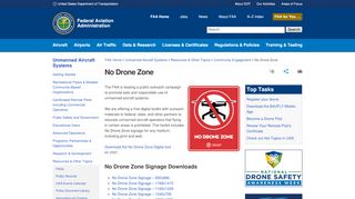 
                            1. No Drone Zone - faa.gov
