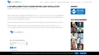 
                            7. No Enrollment Policy during Intune Client Installation