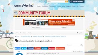 
                            10. No Frontend Login after Updating to Joomla 3.8.4 - Community Forum ...