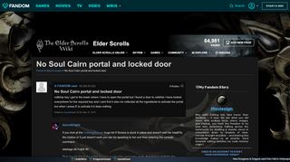 
                            6. No Soul Cairn portal and locked door | Elder Scrolls | FANDOM ...