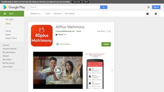 
                            4. No.1 and Official 40Plus Matrimony App - Apps on Google Play