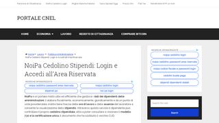 
                            4. NoiPa Cedolino Stipendi: Login e Accedi all ... - Portale CNEL