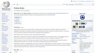 
                            9. Nokia Suite - Wikipedia