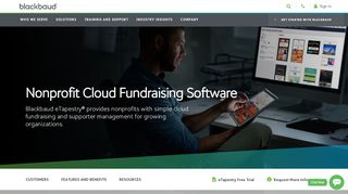 
                            1. Nonprofit Cloud Fundraising Software - eTapestry | Blackbaud