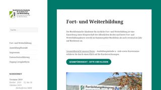 
                            2. Nordrheinische Akademie – Ärztliche Fort- und Weiterbildung