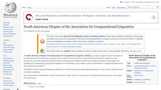 
                            9. North American Chapter of the Association for Computational ...