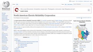 
                            6. North American Electric Reliability Corporation - Wikipedia