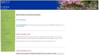 
                            5. North Carolina Board of Pharmacy : NCBOP Homepage