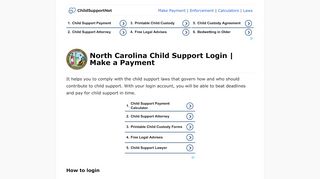 
                            5. North Carolina Child Support Login | Make a Payment ...