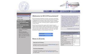 
                            2. North Carolina E-Procurement Home Page