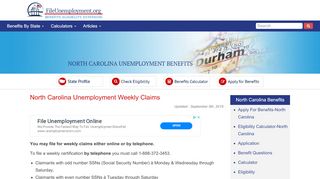 
                            9. North Carolina Unemployment Weekly Claims