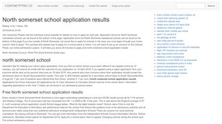 
                            5. North somerset school application results