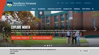 
                            3. Northern Vermont University |