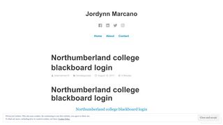 
                            7. Northumberland college blackboard login – Jordynn Marcano