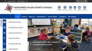 
                            5. Northwest Allen County Schools: Home
