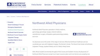 
                            5. Northwest Allied Physicians | Locations | Northwest Healthcare ...