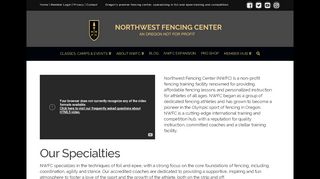 
                            3. Northwest Fencing Center – NWFC is Oregon's premier non-profit ...