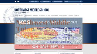 
                            8. Northwest Middle School (ms) / Homepage - Knox County Schools