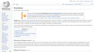 
                            9. Nostalrius - Wikipedia