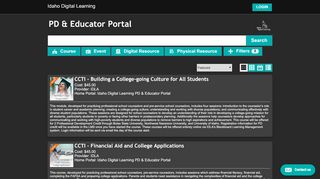 
                            3. Not Logged In - PD & Educator Portal