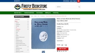 
                            9. Notes on Some Works By Alfred Stevens from 1850 ... - Firefly Bookstore