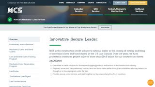 
                            6. Notice & Mechanic's Lien Services Overview | NCS Credit