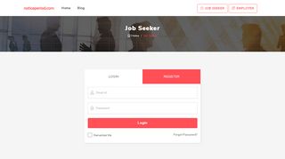 
                            1. Notice Period - Job Seeker Login