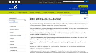 
                            3. Notices to Students - Amarillo College - Acalog ACMS™