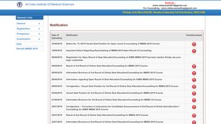 
                            6. Notification - mbbs.aiimsexams.org