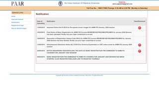 
                            5. Notification - mdmsmch.aiimsexams.org