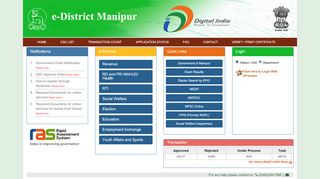
                            8. Notifications - eservicesmanipur.gov.in