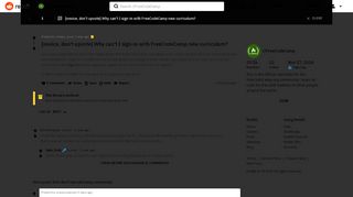 
                            6. [novice, don't upvote] Why can't I sign-in with FreeCodeCamp new ...